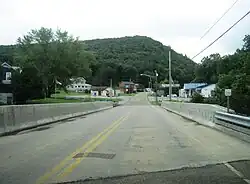 Eastbound PA 555 in Benezette