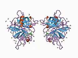 1a5h: CATALYTIC DOMAIN OF HUMAN TWO-CHAIN TISSUE PLASMINOGEN ACTIVATOR COMPLEX OF A BIS-BENZAMIDINE