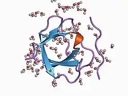 1ckb: STRUCTURAL BASIS FOR THE SPECIFIC INTERACTION OF LYSINE-CONTAINING PROLINE-RICH PEPTIDES WITH THE N-TERMINAL SH3 DOMAIN OF C-CRK