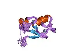 1g25: SOLUTION STRUCTURE OF THE N-TERMINAL DOMAIN OF THE HUMAN TFIIH MAT1 SUBUNIT