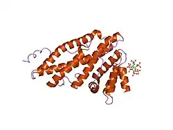 1hg5: CALM-N N-TERMINAL DOMAIN OF CLATHRIN ASSEMBLY LYMPHOID MYELOID LEUKAEMIA PROTEIN, INOSITOL(1,2,3,4,5,6)P6 COMPLEX