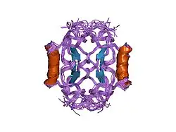 1pfm: PF4-M2 CHIMERIC MUTANT WITH THE FIRST 10 N-TERMINAL RESIDUES OF R-PF4 REPLACED BY THE N-TERMINAL RESIDUES OF THE IL8 SEQUENCE. MODELS 1-15 OF A 27-MODEL SET.
