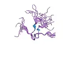 1q69: Solution structure of T-cell surface glycoprotein CD8 alpha chain and Proto-oncogene tyrosine-protein kinase LCK fragments