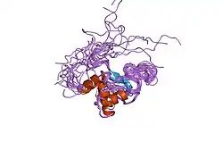 1v3f: Solution structure of the DEP domain of mouse pleckstrin2