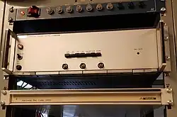 Preserved BBC Birmingham Test Card G generator (originally installed at Pebble Mill Studios) at the Broadcast Engineering Museum, Lincolnshire.