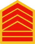 Technical sergeant insignia Philippine Marine Corps