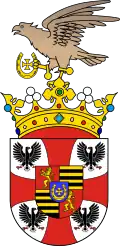 Coat of arms of Marquesses Myszkowski (1597)