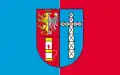 Flag of Krośnieński County, Subcarpathian Voivodeship