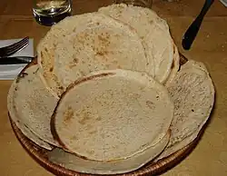 A plate of panigacci