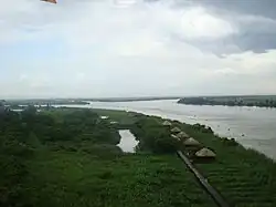 The Usumacinta River, in "Tres Brazos" the Usumacinta joins to San Pedrito river and Grijalva river, in the Wetlands of Centla, biosphere reserve, in Tabasco.
