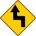 P-05 Sharp curve and counter-curve, first to the left