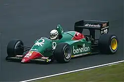 Riccardo Patrese's Alfa Romeo Benetton 185T