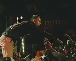 Patrick Kindlon performing with Drug Church in Denver. March 2023