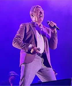 Michiels performing in 2025