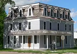 The 1887 Pavillion Hotel in downtown Taylor is in the National Register of Historic Places.