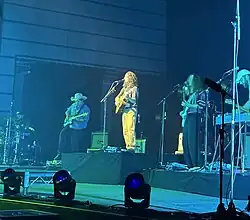 Photograph of Peach Pit in concert