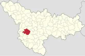 Location in Timiș County