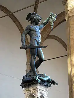 Benvenuto Cellini's statue Perseus with the Head of Medusa (1554)