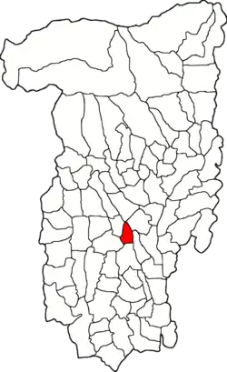 Location in Vâlcea County