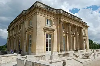 North and west façades