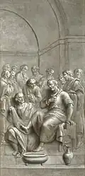 The Washing of the Feet by Petrus Norbertus van Reysschoot