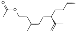 (3Z,6R)-3-methyl-6-(prop-1-en-2-yl)deca-3,9-dien-1-yl acetate