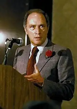 Pierre Trudeau, Prime Minister of Canada (1968–1979; 1980–1984).