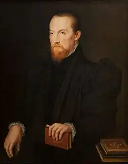 Bearded, red-headed man, seated 1555, 84 × 65 cm, Santander Bank Foundation, Madrid, Spain