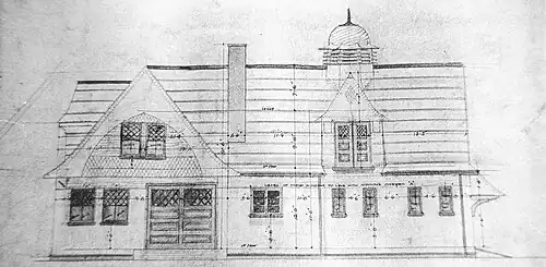 Stable elevation drawing