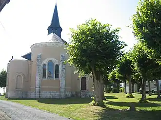 The church in Poisieux