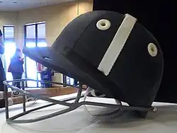 Polo helmet with face guard