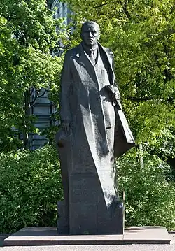 Roman Dmowski Monument at Crossroads Square