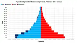 Population Pyramid of Balochistan, Pakistan
