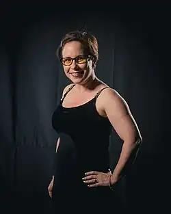 Fran Wilde at Worldcon in Helsinki, 2017.