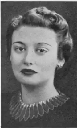 Studio portrait of the then Princess Olga Dolgorouky in Rome, 1938