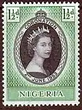 Coronation stamp, 1953