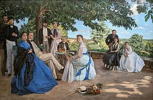 The Family Reunion, c. 1867, Musée d'Orsay
