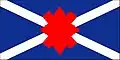 The camp flag of The Black Watch (Royal Highland Regiment) of Canada
