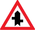 Crossroads with priority (offset)
