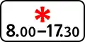 7.5.5. Time period during saturdays, sundays and holidays