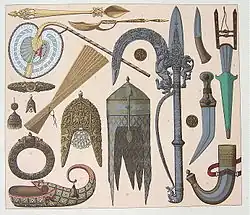 Bengalese fans used in India