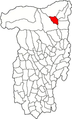 Location in Vâlcea County