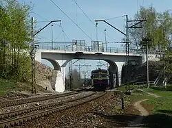Former narrow gauge railway viaduct, now used by pedestrians