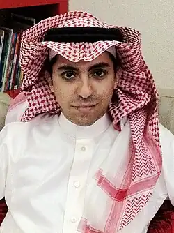 Image 5Raif Badawi, a Saudi Arabian writer and the creator of the website Free Saudi Liberals, who was sentenced to ten years in prison and 1,000 lashes for "insulting Islam" in 2014 (from Liberalism)