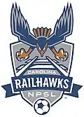 2007 RailHawks NPSL logo
