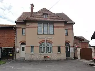 The town hall in Remennecourt