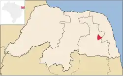 Location of São Pedro.