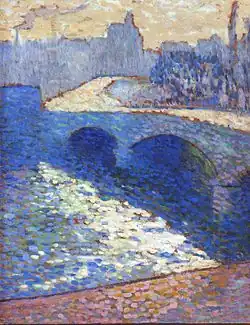 Robert Antoine Pinchon, 1905, La Seine à Rouen au crépuscule