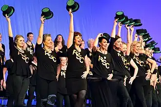 RSC performing in 2014 as reigning international champions