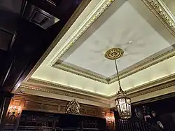 The British Coat of Arms in the Royal Alexandra Theatre on the ceiling of the entrance, Toronto, Canada.